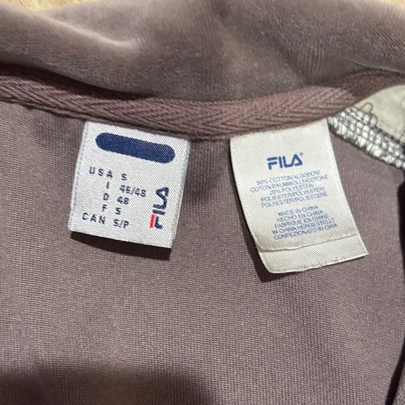 Fila Gray Velour Pants - Picture 13 of 14